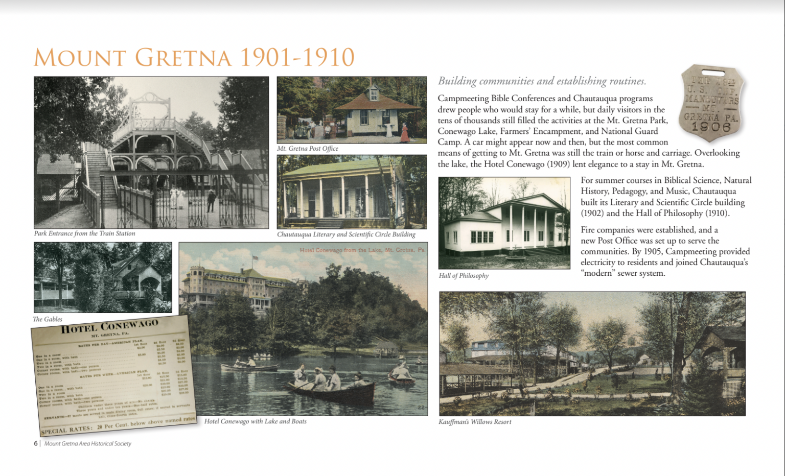 Mount Gretna Area Historical Society