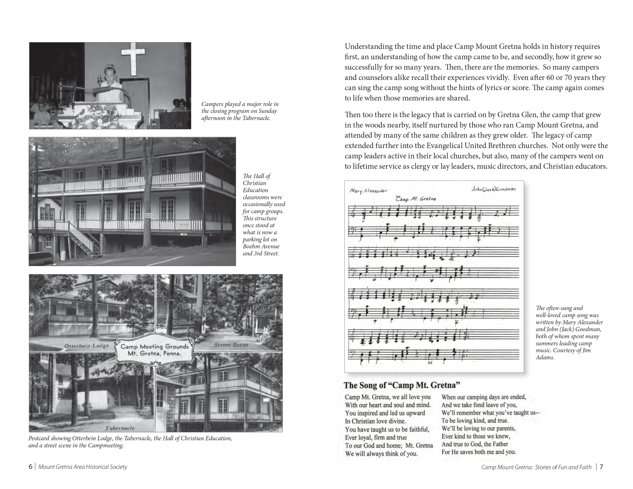 Mount Gretna Area Historical Society